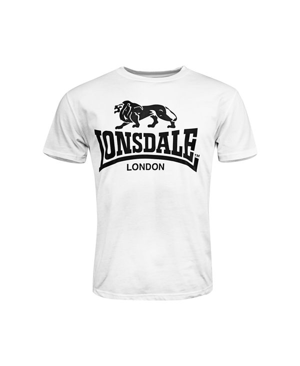 LONSDALE LONSDALE Majica  črna / bela