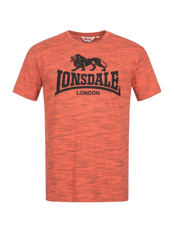 LONSDALE LONSDALE Majica 'Gargave'  oranžna / črna