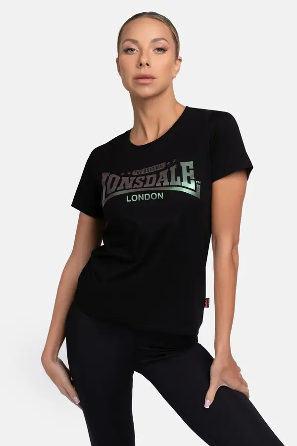 LONSDALE LONSDALE Majica 'Harray'  svetlo zelena / črna