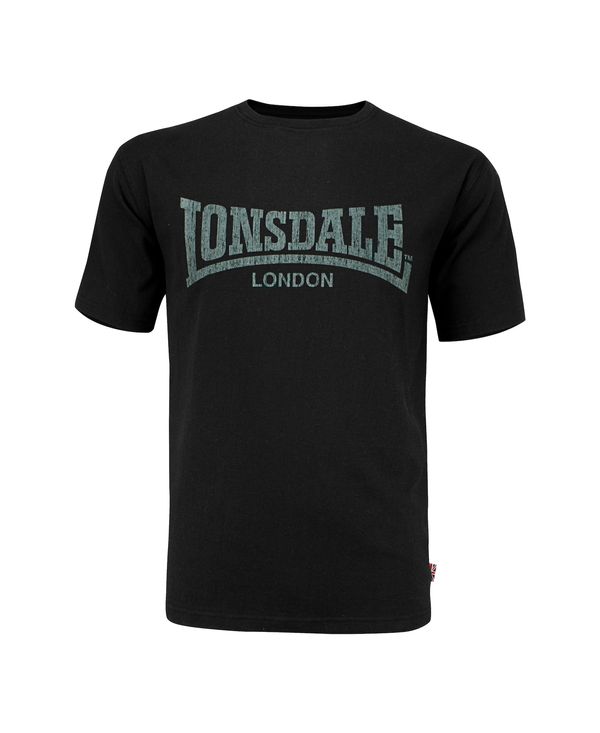 LONSDALE LONSDALE Majica 'Kai'  siva / črna