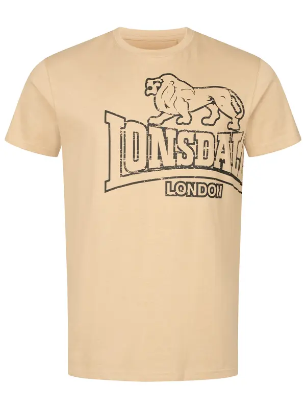 LONSDALE LONSDALE Majica 'Langsett'  pesek / črna
