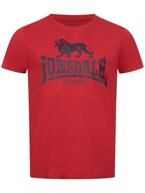 LONSDALE LONSDALE Majica  marine / rdeča