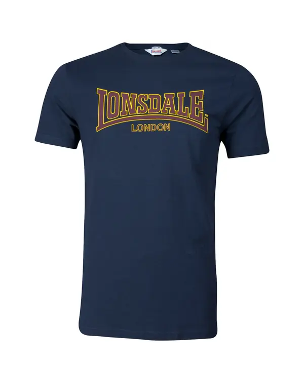 LONSDALE LONSDALE Majica  mornarska / rumena / burgund