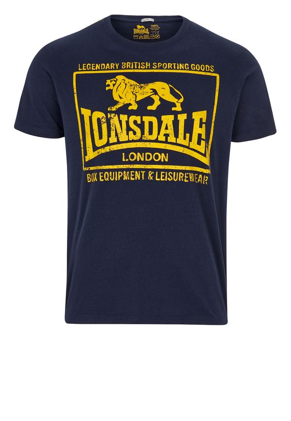 LONSDALE LONSDALE Majica  nočno modra / rumena