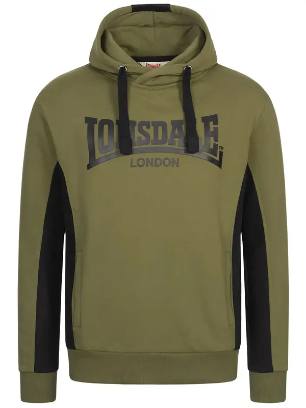 LONSDALE LONSDALE Majica  oliva / črna