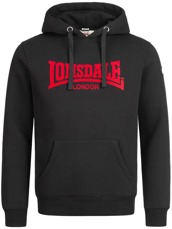 LONSDALE LONSDALE Majica  rdeča / črna