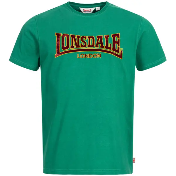 LONSDALE LONSDALE Majica  rumena / zelena / temno rdeča