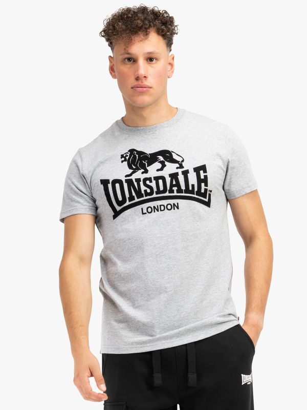 LONSDALE LONSDALE Majica  siva / črna