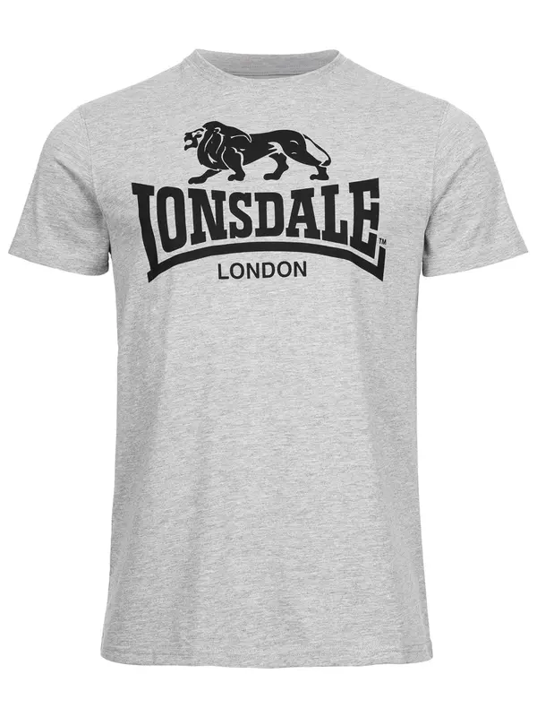 LONSDALE LONSDALE Majica  siva / črna