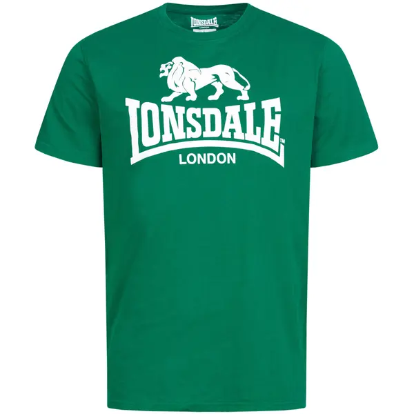 LONSDALE LONSDALE Majica  smaragd / bela