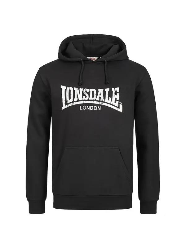 LONSDALE LONSDALE Majica 'Wolterton'  črna