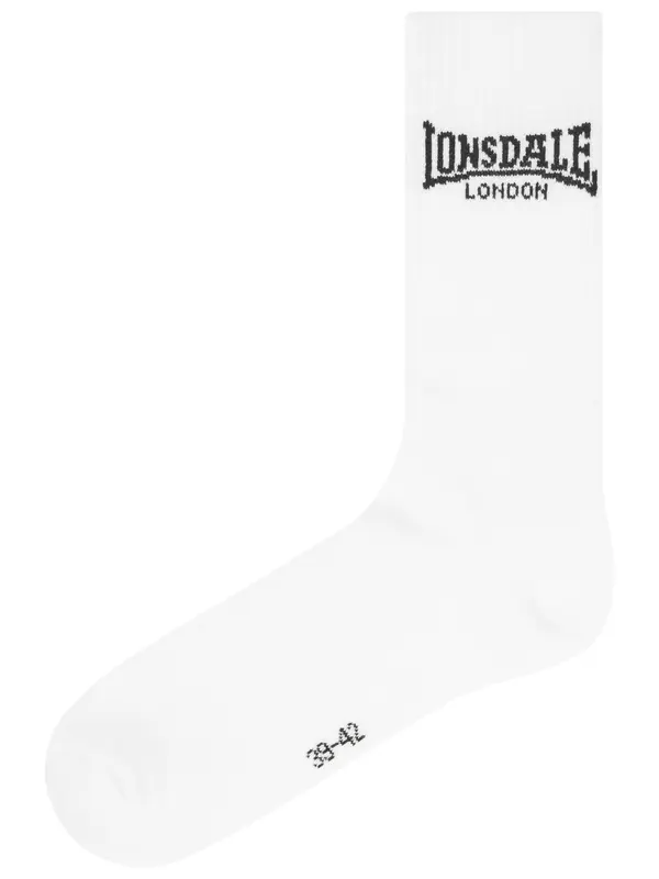LONSDALE LONSDALE Nogavice 'Gilbert'  črna / bela