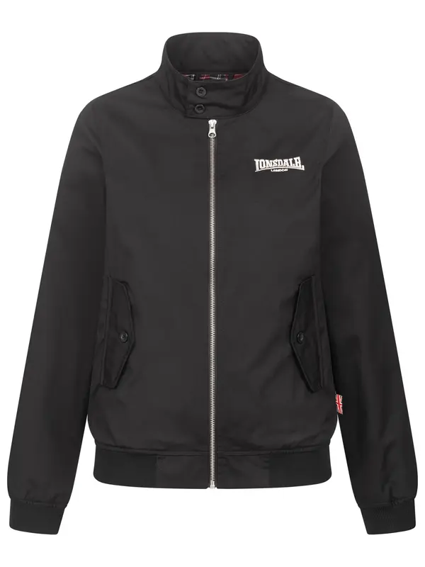 LONSDALE LONSDALE Prehodna jakna ' RODEEN '  črna / bela