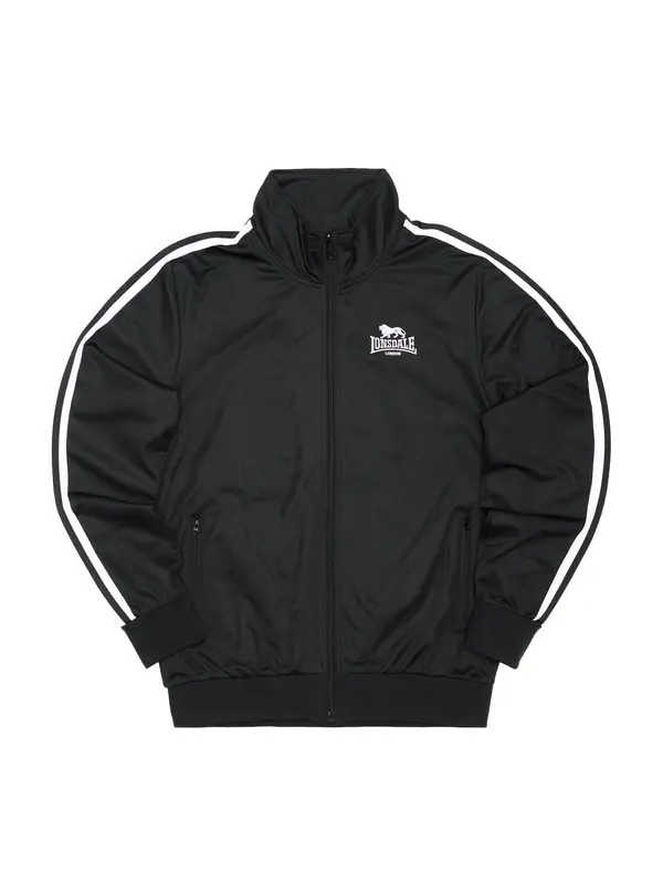 LONSDALE LONSDALE Športna jakna 'Hoylake'  črna / bela