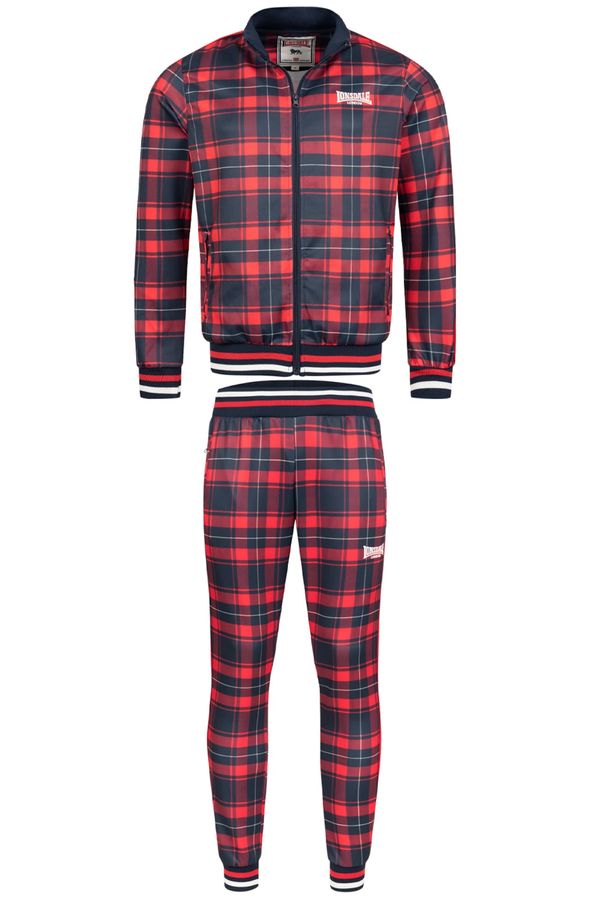 LONSDALE LONSDALE Športna trenirka ' WICKSTONE '  modra / rdeča