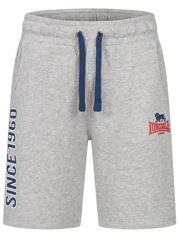 LONSDALE LONSDALE Športne hlače  temno modra / pegasto siva / rdeča