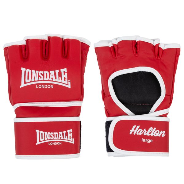 LONSDALE LONSDALE Športne rokavice 'Harlton'  rdeča / bela