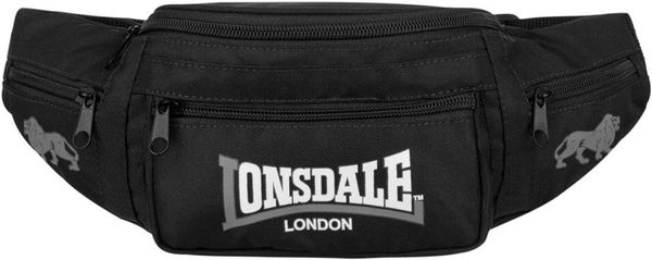 LONSDALE LONSDALE Torbica za okrog pasu 'Hip Bag'  črna / bela