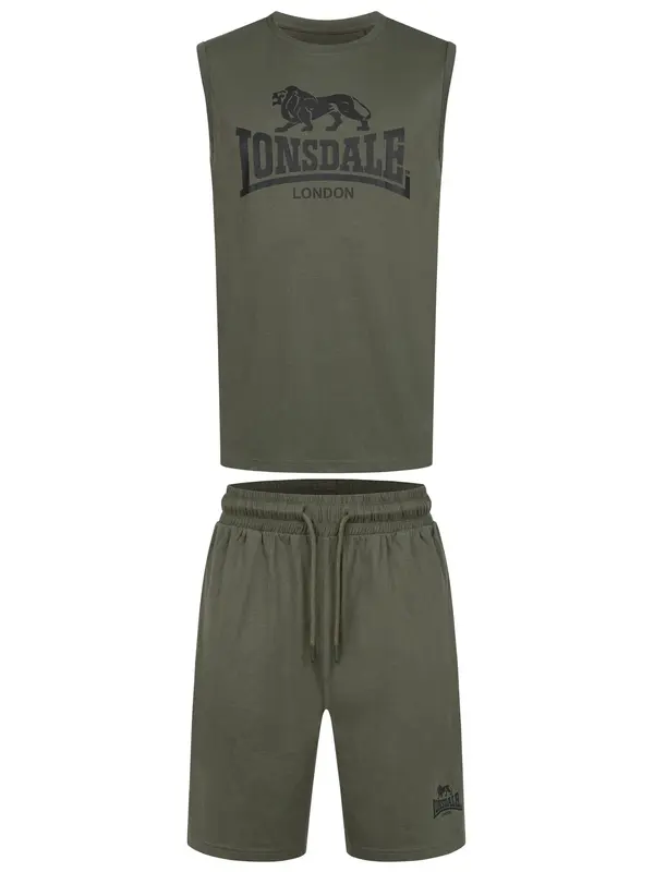 LONSDALE LONSDALE Trenirka za tek 'Allanton'  oliva / črna