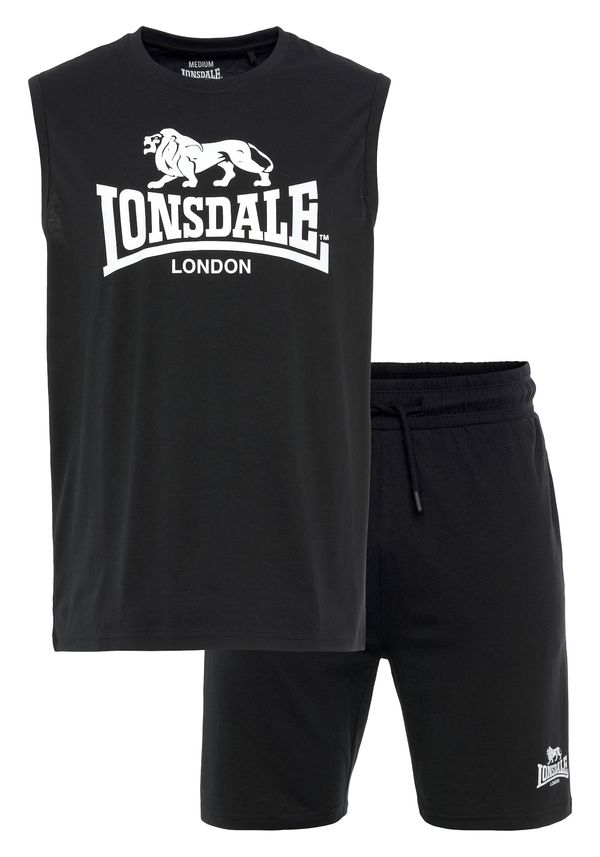 LONSDALE LONSDALE Trenirka za tek  črna / bela