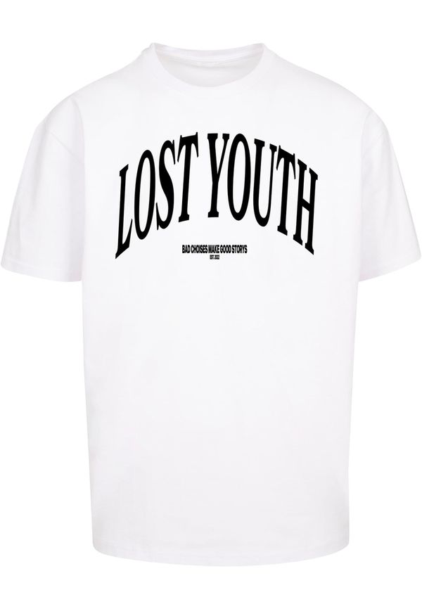 Lost Youth Lost Youth Majica 'Classic V.1'  črna / bela