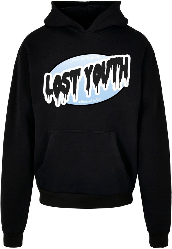 Lost Youth Lost Youth Majica 'Invest'  svetlo modra / črna / bela