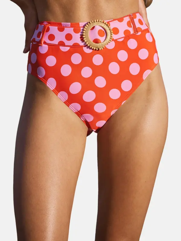 love & roses love & roses Bikini hlačke  roza / oranžno rdeča
