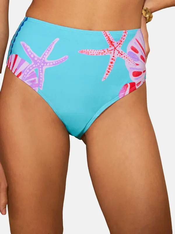 love & roses love & roses Bikini hlačke  voda / sivka / roza / malina