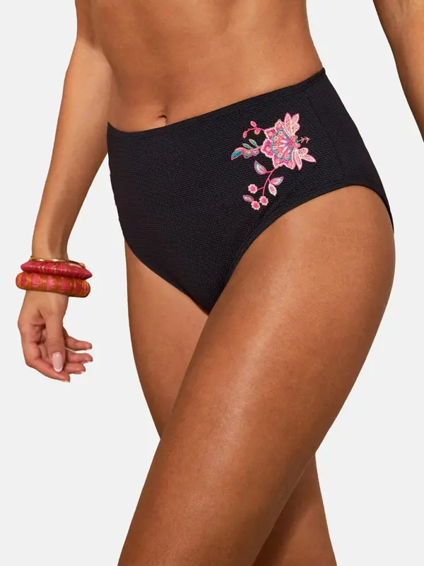 love & roses love & roses Bikini hlačke  žad / roza / svetlo roza / črna