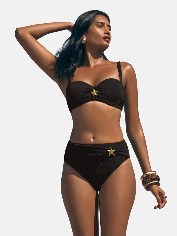 love & roses love & roses Bikini zgornji del  črna