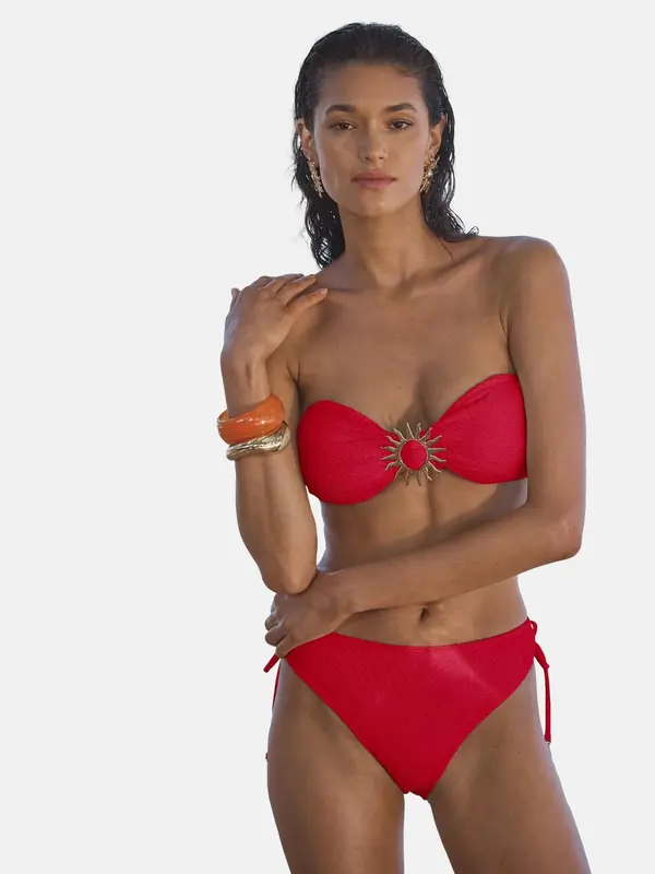 love & roses love & roses Bikini zgornji del  rdeča