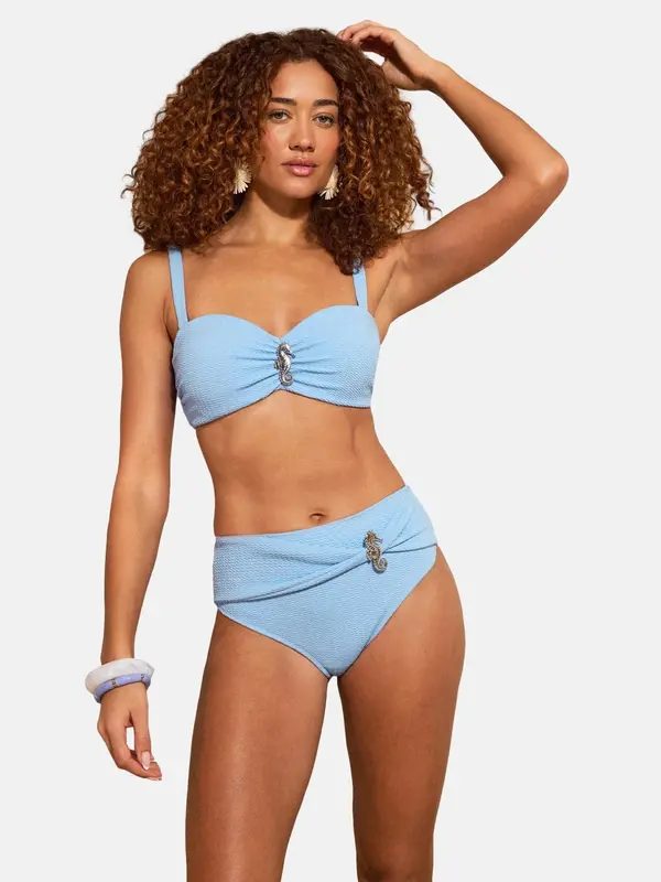 love & roses love & roses Bikini zgornji del  svetlo modra