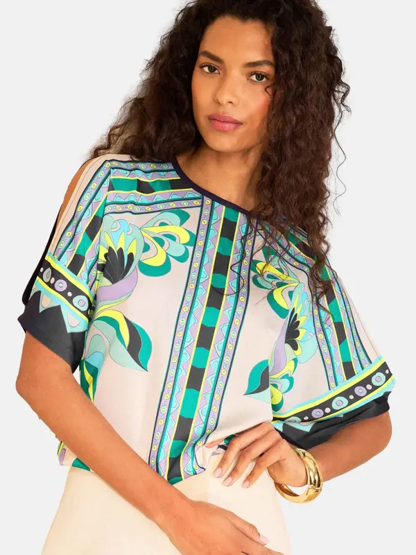 love & roses love & roses Bluza  ecru / mornarska / apno / majnica