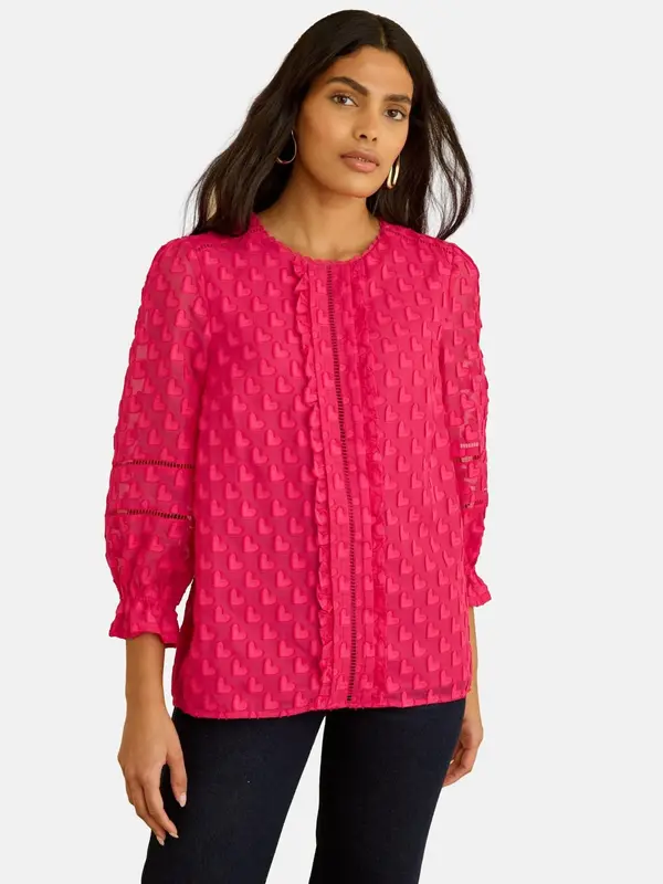 love & roses love & roses Bluza  malina / temno roza