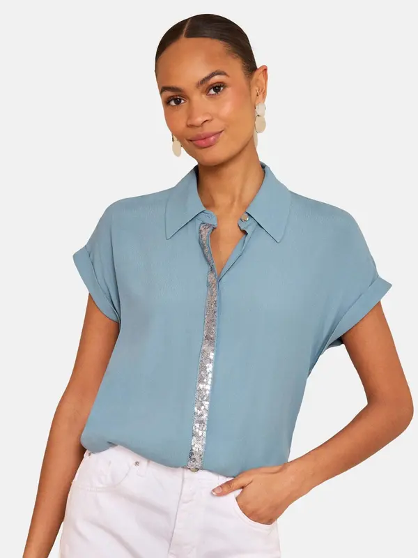 love & roses love & roses Bluza  opal / srebrna
