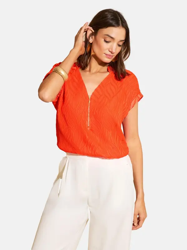 love & roses love & roses Bluza  oranžna