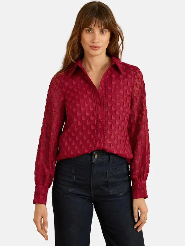 love & roses love & roses Bluza  rdeča