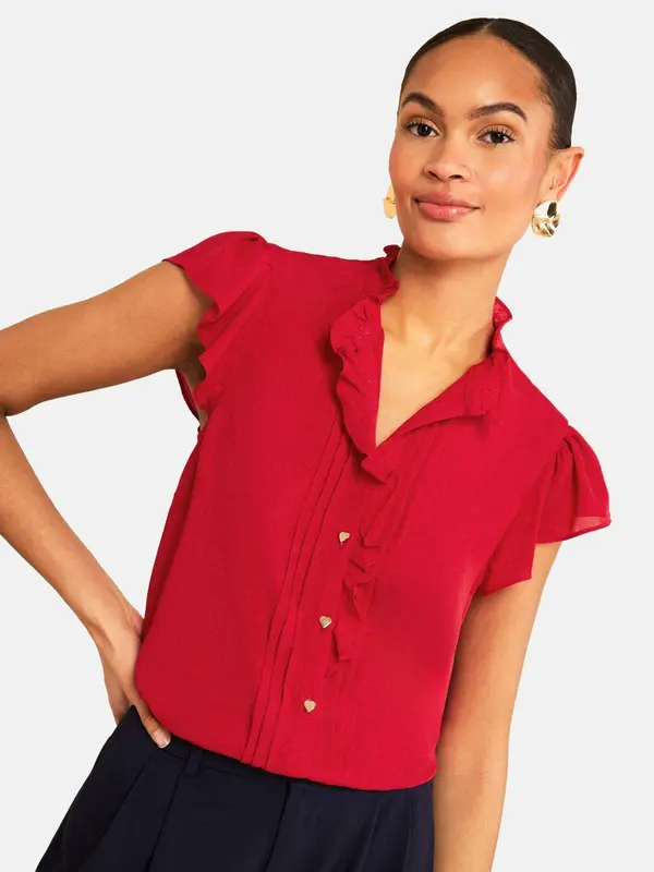 love & roses love & roses Bluza  rdeča