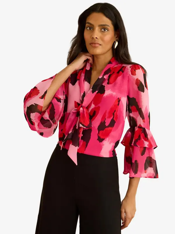 love & roses love & roses Bluza  roza / malina / rdeča / črna