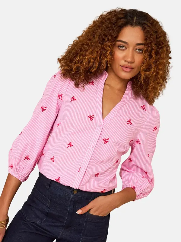 love & roses love & roses Bluza  roza / rdeča / bela