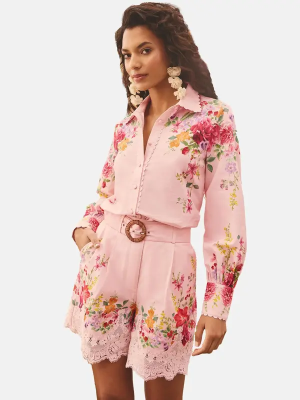 love & roses love & roses Bluza  rumena / roza / rdeča