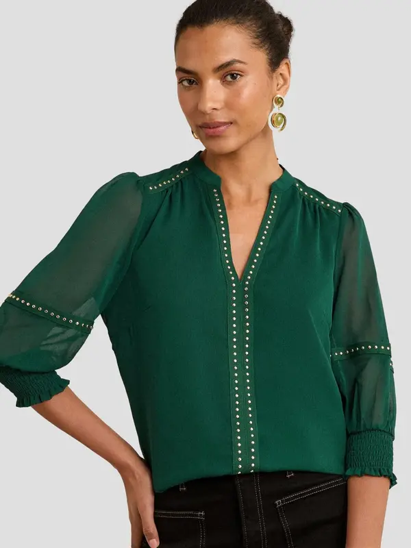 love & roses love & roses Bluza  smaragd