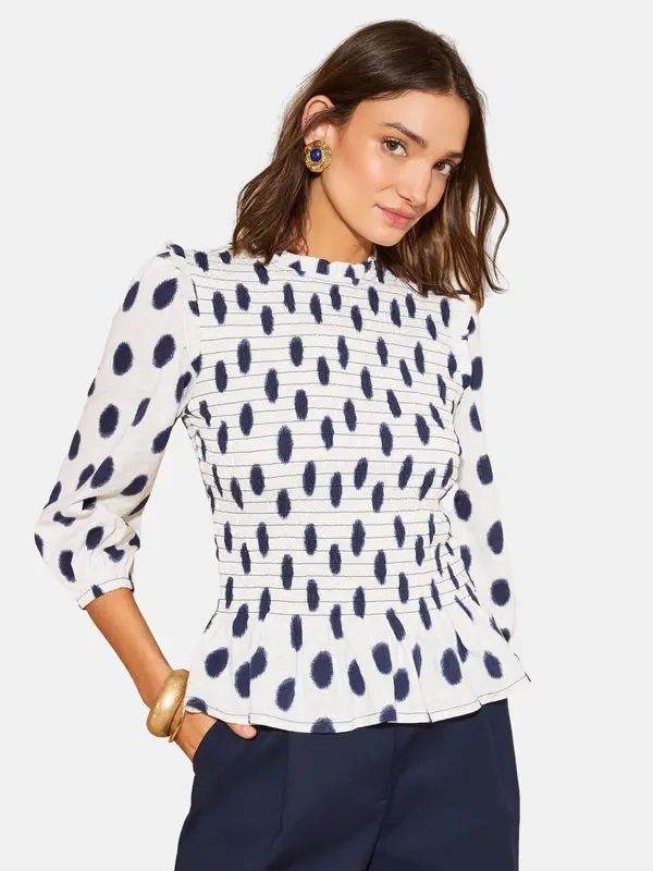 love & roses love & roses Bluza  temno modra / bela
