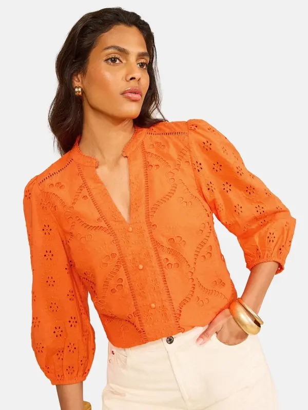 love & roses love & roses Bluza  temno oranžna