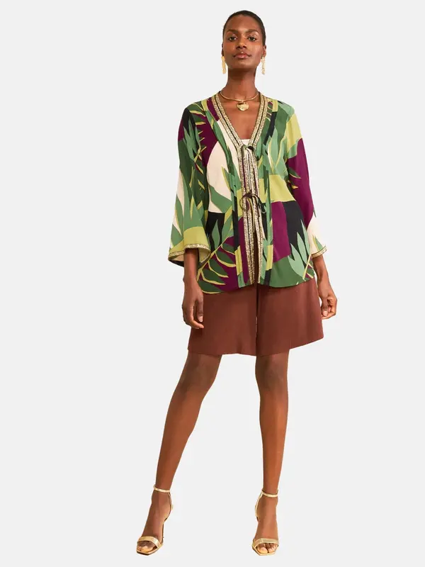 love & roses love & roses Kimono  kremna / zelena / kaki / jagoda