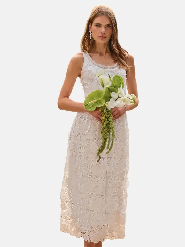 love & roses love & roses Obleka  slonovina