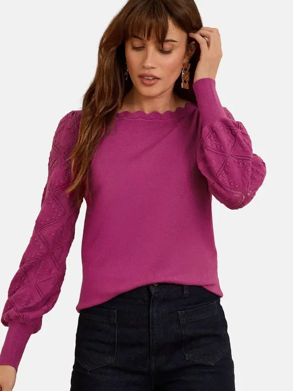 love & roses love & roses Pulover  lila