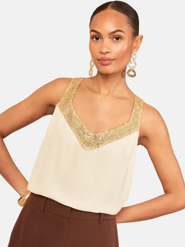 love & roses love & roses Top  chamois / zlata