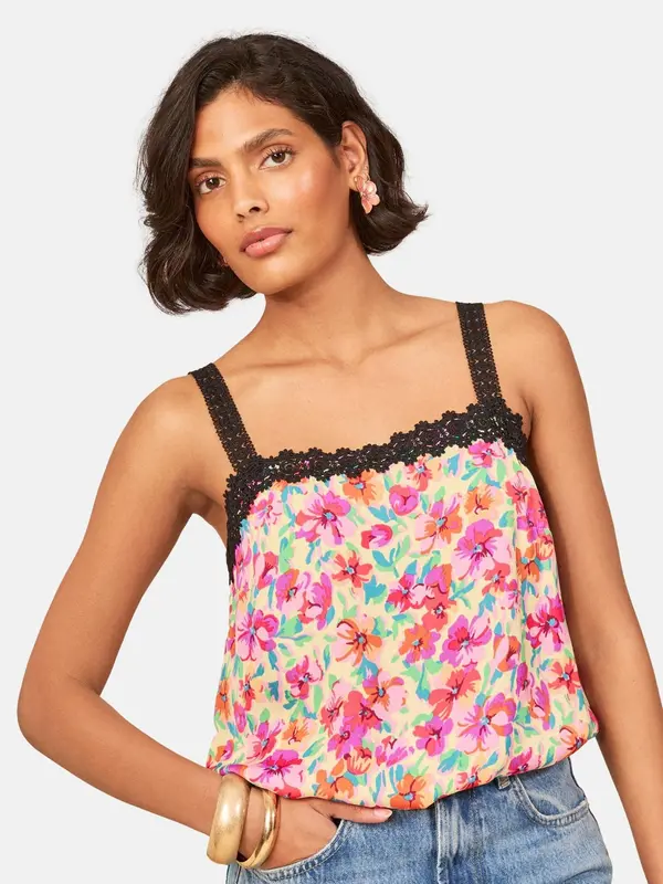 love & roses love & roses Top  modra / svetlo rumena / roza / rdeča