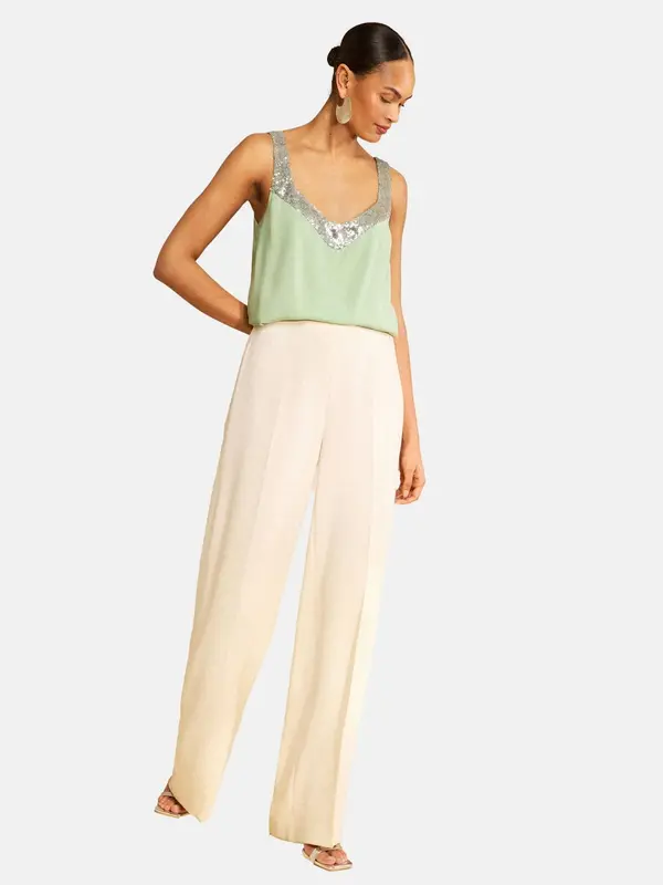 love & roses love & roses Top  svetlo zelena / srebrna